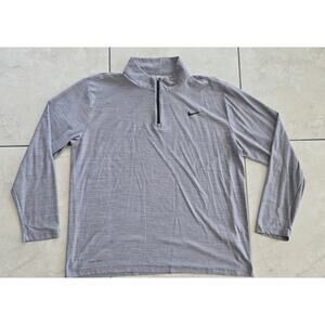 NIKE QUARTER 1/4 ZIP Dri Fit Men's Sz Xl Long Sleeve Pullover Athletic Shirt